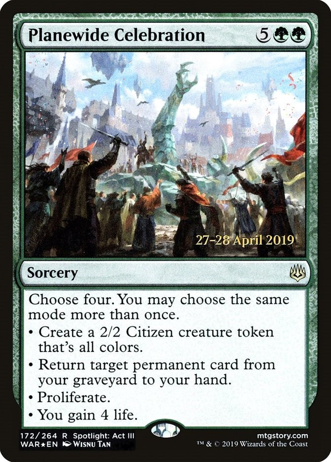 Image for Planewide Celebration (Prerelease Cards) (172) - Magic: The Gathering