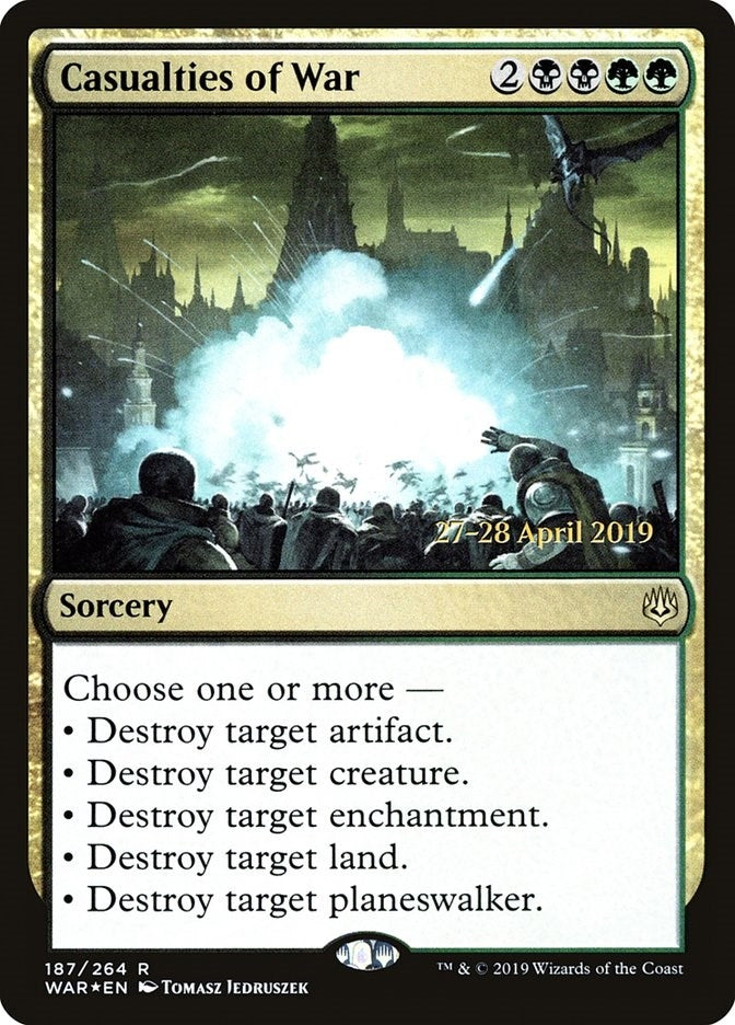 Image for Casualties of War (Prerelease Cards) (187) - Magic: The Gathering