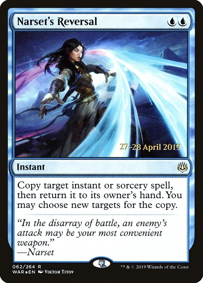 Image for Narset's Reversal (Prerelease Cards) (62) - Magic: The Gathering