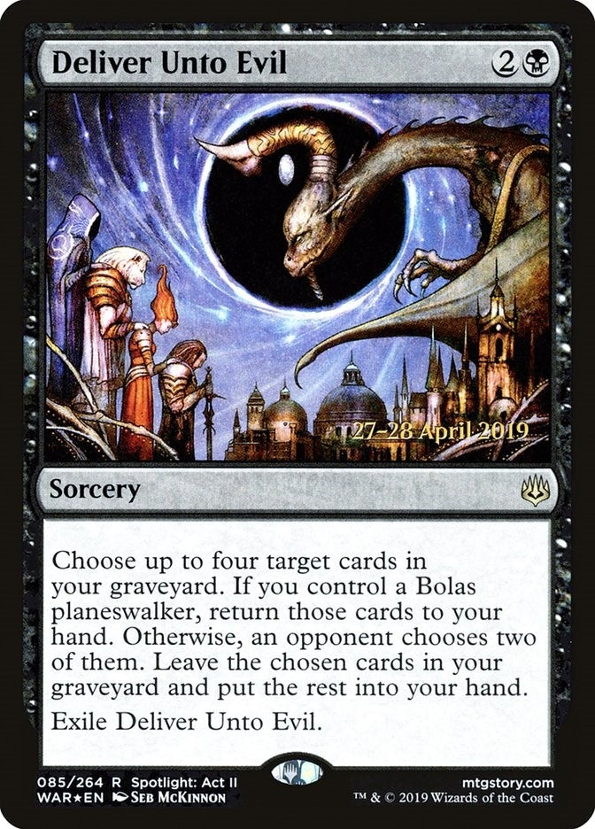 Image for Deliver Unto Evil (Prerelease Cards) (85) - Magic: The Gathering