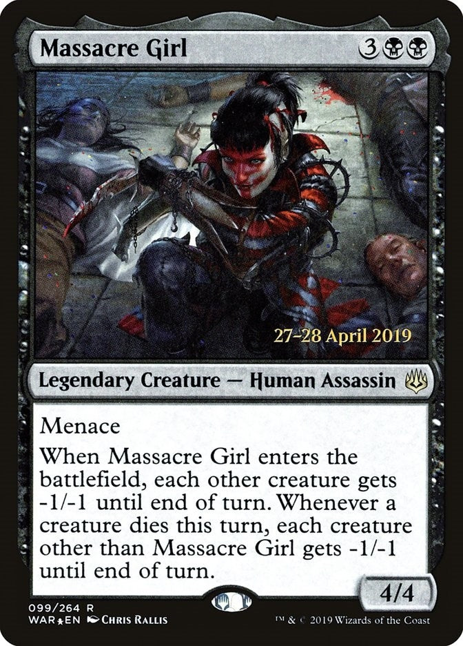 Image for Massacre Girl (Prerelease Cards) (99) - Magic: The Gathering