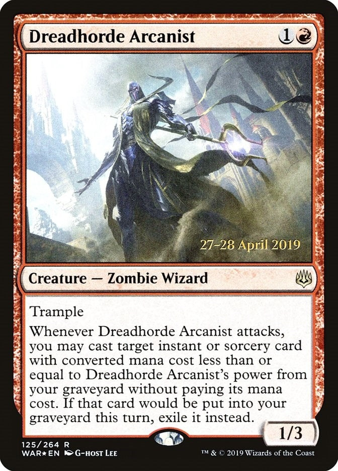Image for Dreadhorde Arcanist (Prerelease Cards) (125) - Magic: The Gathering