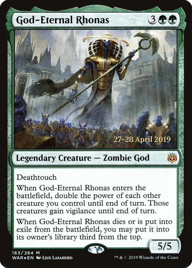 Image for God-Eternal Rhonas (Prerelease Cards) (163) - Magic: The Gathering