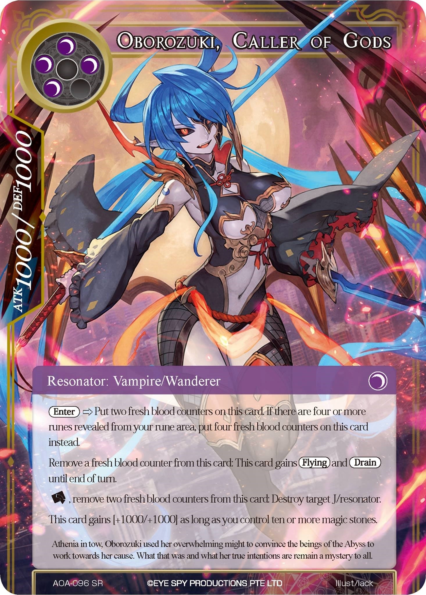 Image for Oborozuki, Caller of Gods (Awakening of the Ancients) (AOA-096) - Force of Will