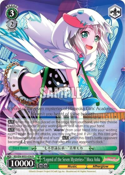 Image for "Legend of the Seven Mysteries~" Moca Aoba (BanG Dream! Girls Band Party! MULTI LIVE) (BD/EN-W03-036 R) - Weiss Schwarz