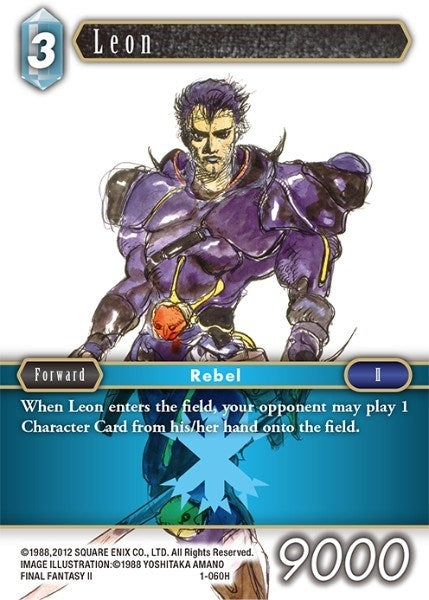Image for Leon (Rebel) (Opus I) (1-060H) - Final Fantasy TCG