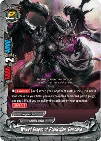 Image for Wicked Dragon of Fabrication, Demonica (Drago Knight) (S-BT04/0059EN) - Future Card BuddyFight