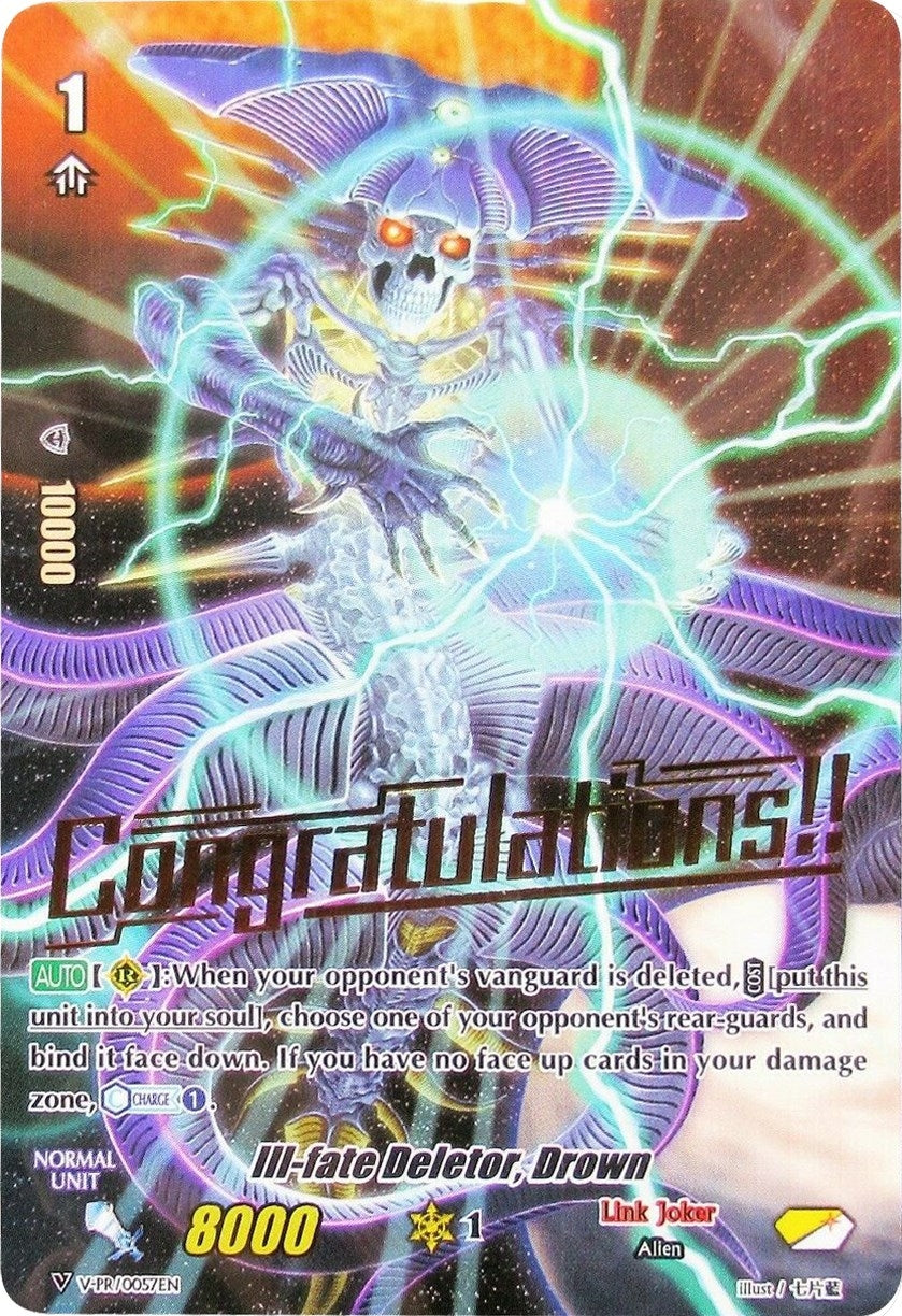 Image for Ill-fate Deletor, Drown (Hot Stamped) (V Promo Cards) (V-PR/057EN) - Cardfight Vanguard