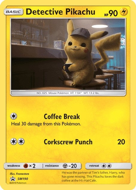 Image for Detective Pikachu - SM190 (SM Promos) (SM190) - Pokemon