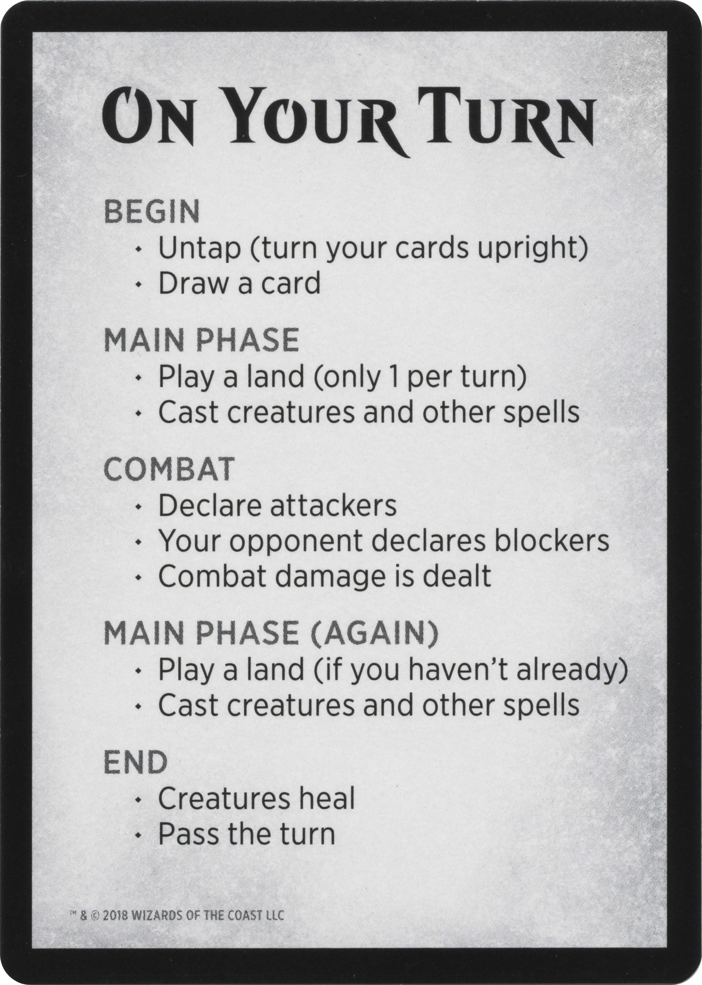 Image for Rules Card (WAR Bundle) - Magic: The Gathering