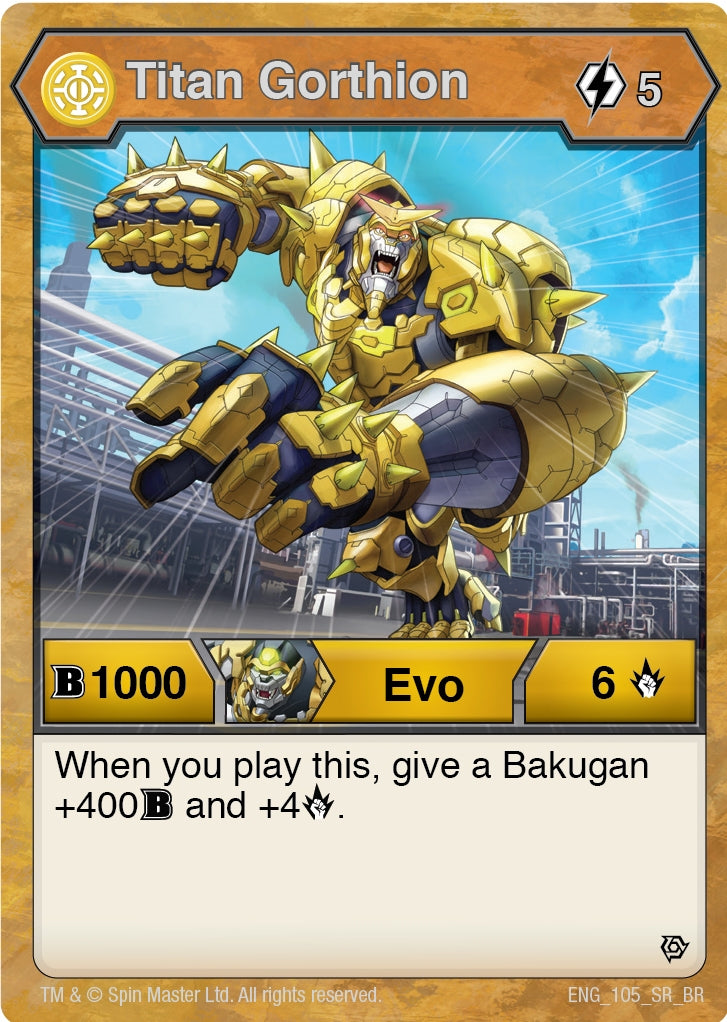 Image for Titan Gorthion (Resurgence) (105) - Bakugan TCG