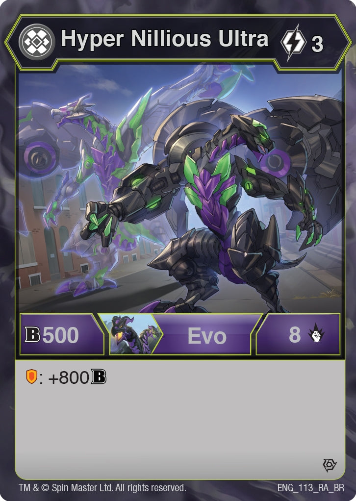 Image for Hyper Nillious Ultra (Resurgence) (113) - Bakugan TCG