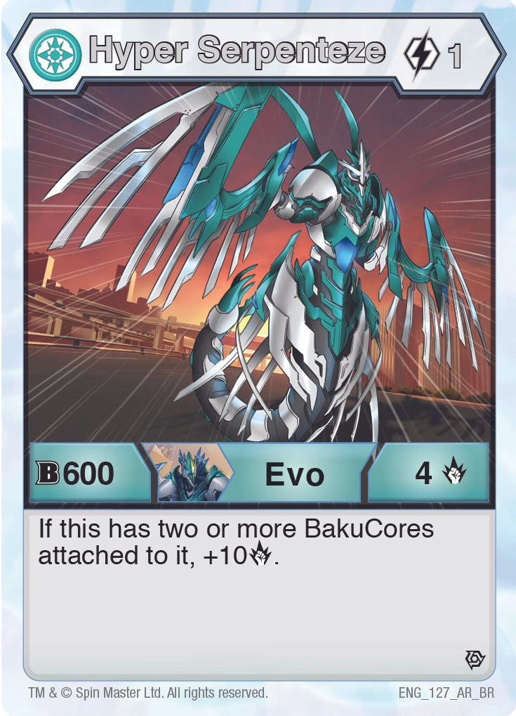 Image for Hyper Serpenteze (127) (Resurgence) (127) - Bakugan TCG