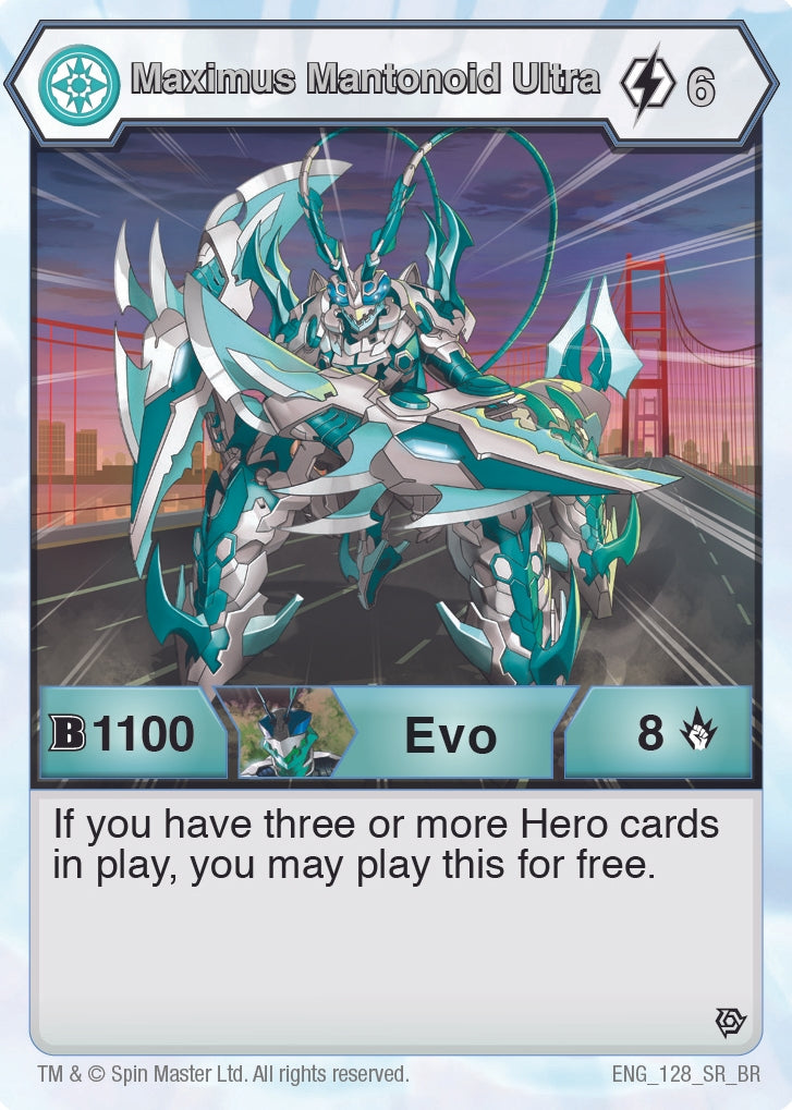 Image for Maximus Mantonoid Ultra (144) (Resurgence) (128) - Bakugan TCG