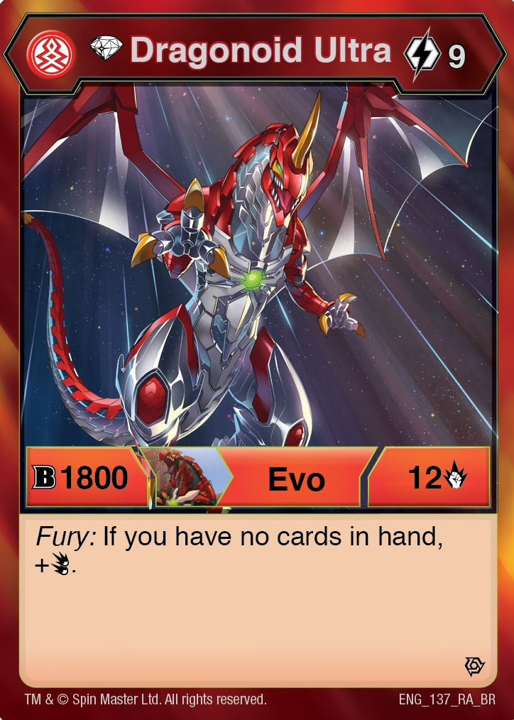 Image for Diamond Dragonoid Ultra (Resurgence) (137) - Bakugan TCG