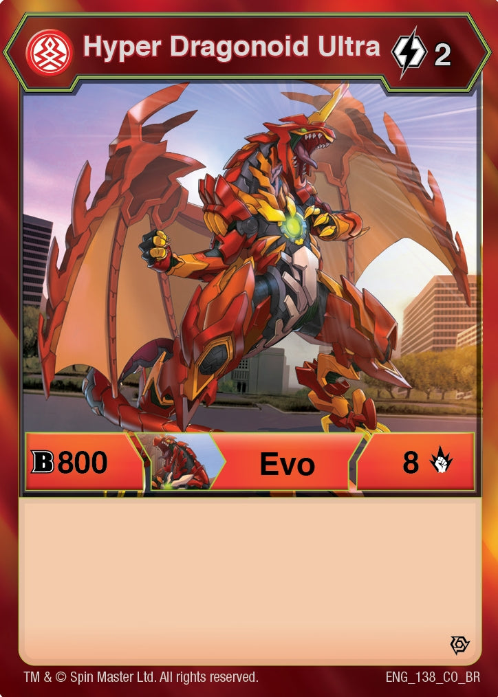 Image for Hyper Dragonoid Ultra (138) (Resurgence) (138) - Bakugan TCG