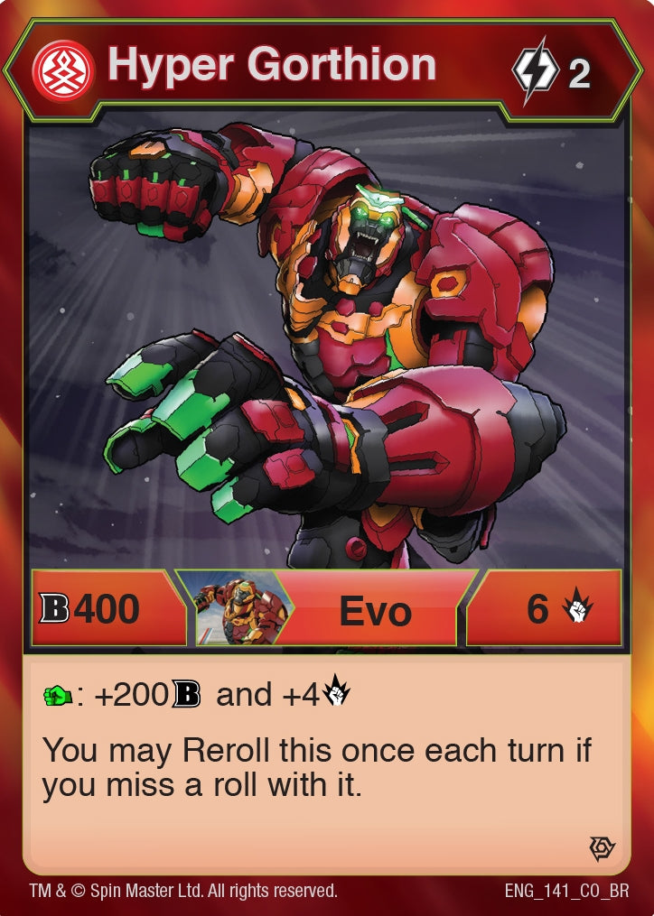 Image for Hyper Gorthion (141) (Resurgence) (141) - Bakugan TCG