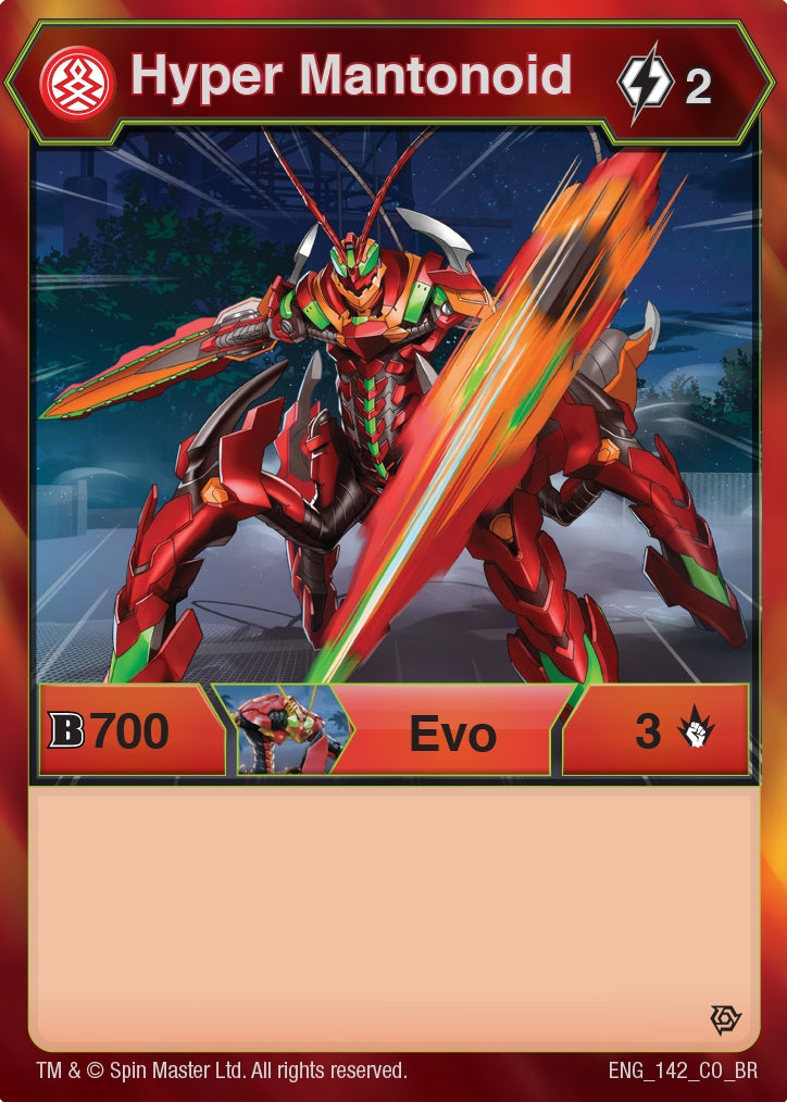Image for Hyper Mantonoid (142) (Resurgence) (142) - Bakugan TCG