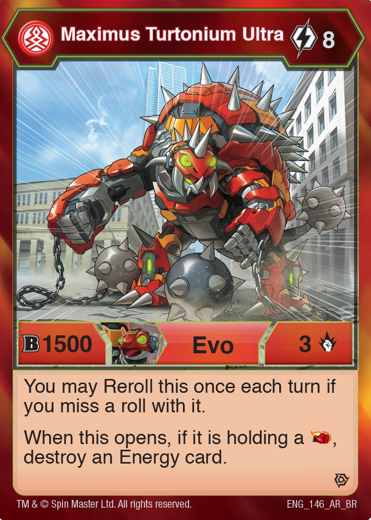 Image for Maximus Turtonium Ultra (Resurgence) (146) - Bakugan TCG