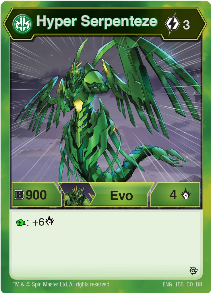 Image for Hyper Serpenteze (155) (Resurgence) (155) - Bakugan TCG