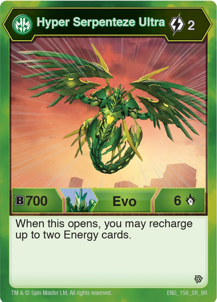 Image for Hyper Serpenteze Ultra (156) (Resurgence) (156) - Bakugan TCG