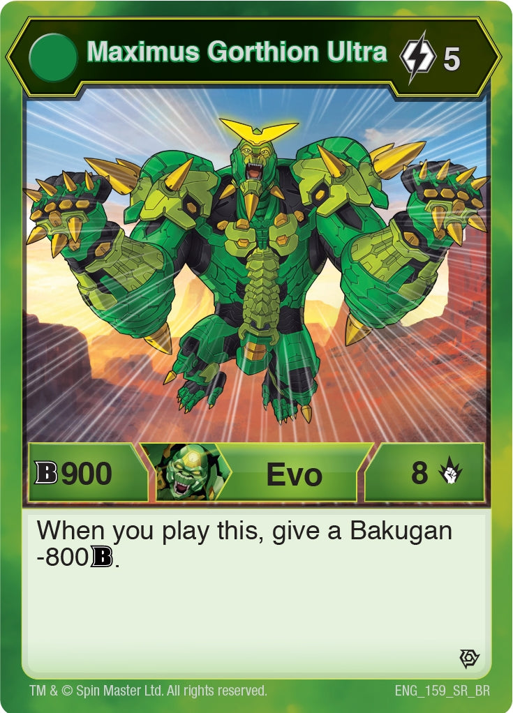 Image for Maximus Gorthion Ultra (Resurgence) (159) - Bakugan TCG