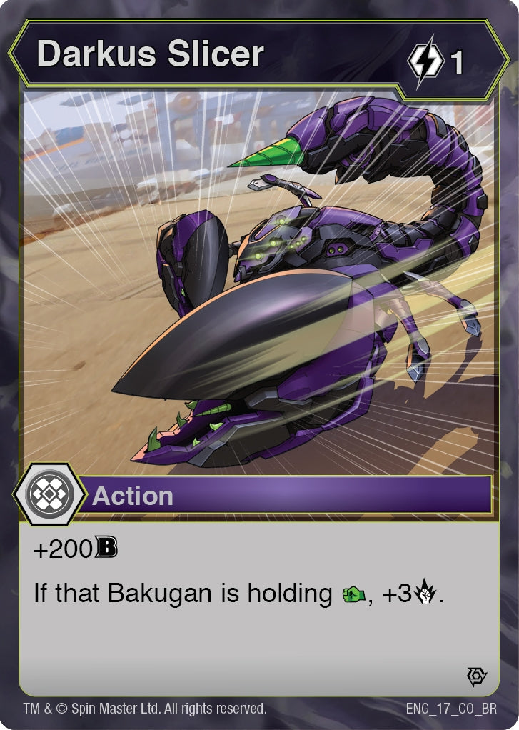 Image for Darkus Slicer (Resurgence) (17) - Bakugan TCG