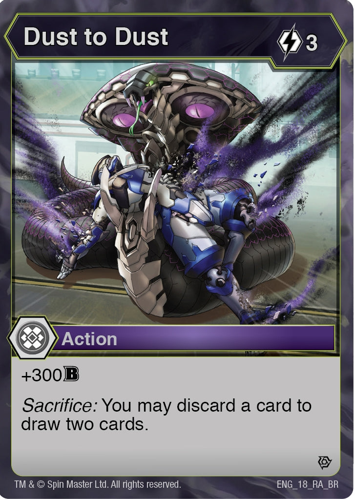 Image for Dust to Dust (Resurgence) (18) - Bakugan TCG