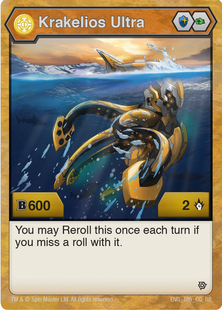 Image for Krakelios Ultra (Resurgence) (185) - Bakugan TCG