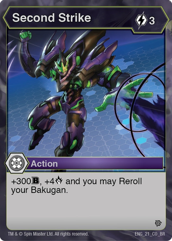 Image for Second Strike (Resurgence) (21) - Bakugan TCG