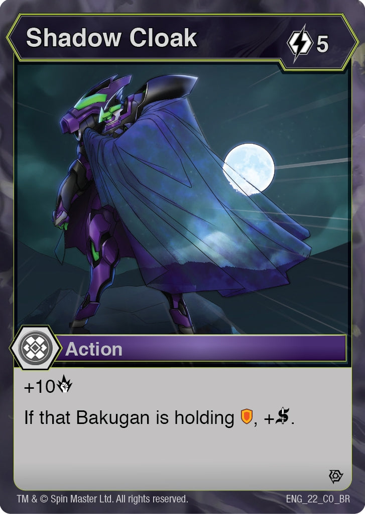 Image for Shadow Cloak (Resurgence) (22) - Bakugan TCG