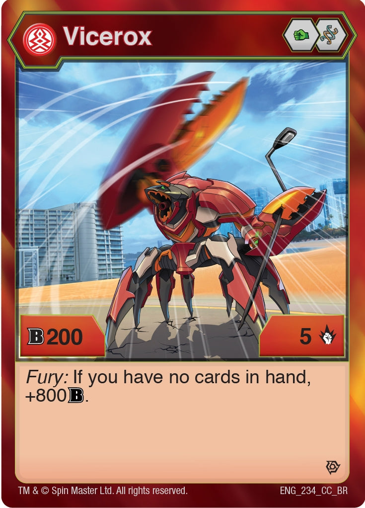 Image for Vicerox (234) (Resurgence) (234) - Bakugan TCG