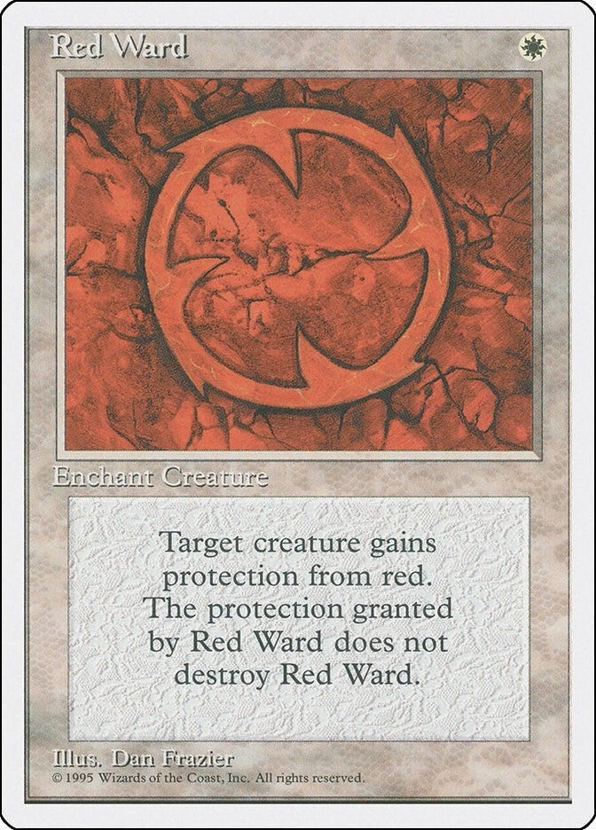 Image for Red Ward (Fourth Edition) - Magic: The Gathering