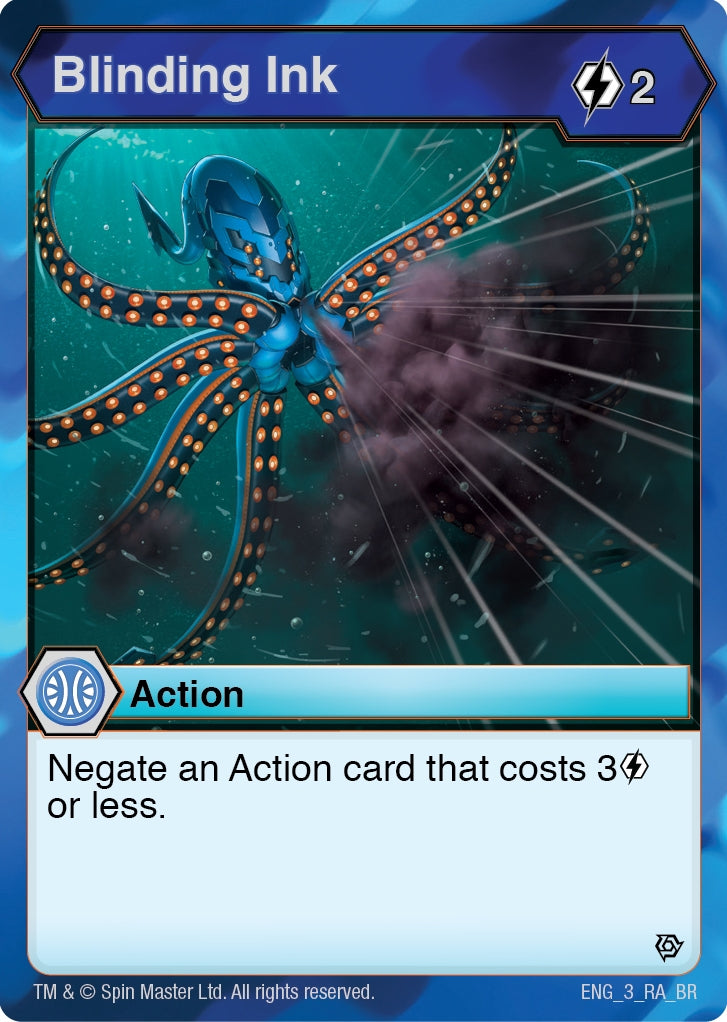 Image for Blinding Ink (Resurgence) (3) - Bakugan TCG