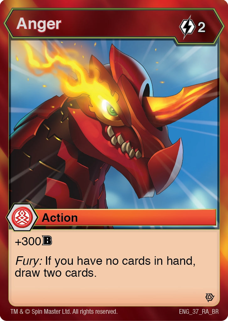 Image for Anger (Resurgence) (37) - Bakugan TCG