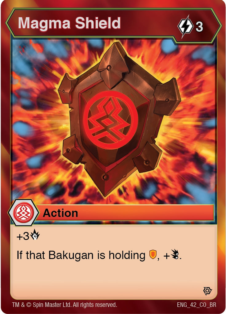 Image for Magma Shield (Resurgence) (42) - Bakugan TCG
