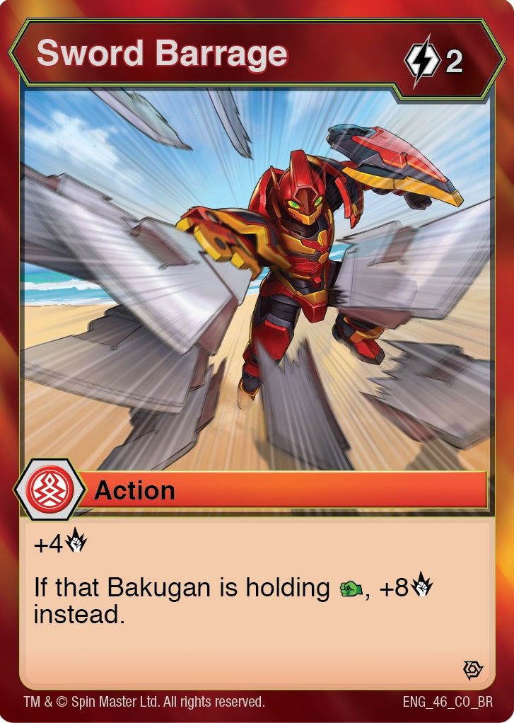 Image for Sword Barrage (Resurgence) (46) - Bakugan TCG