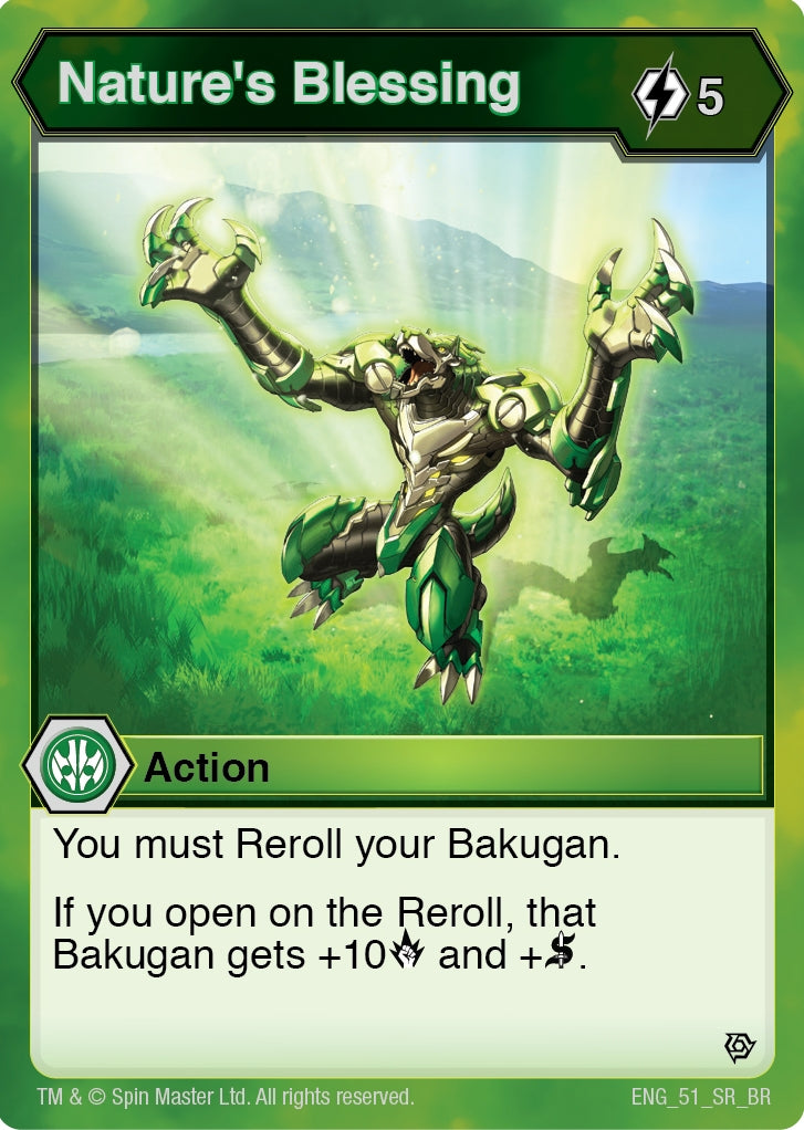 Image for Nature's Blessing (Resurgence) (51) - Bakugan TCG