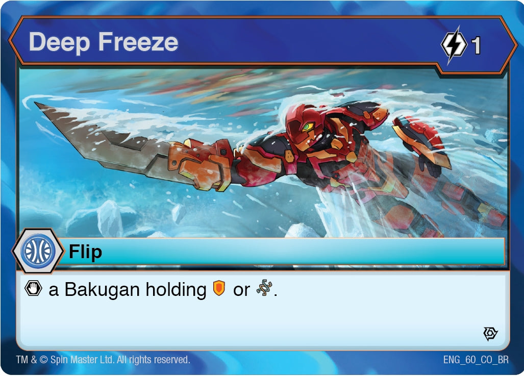 Image for Deep Freeze (Resurgence) (60) - Bakugan TCG