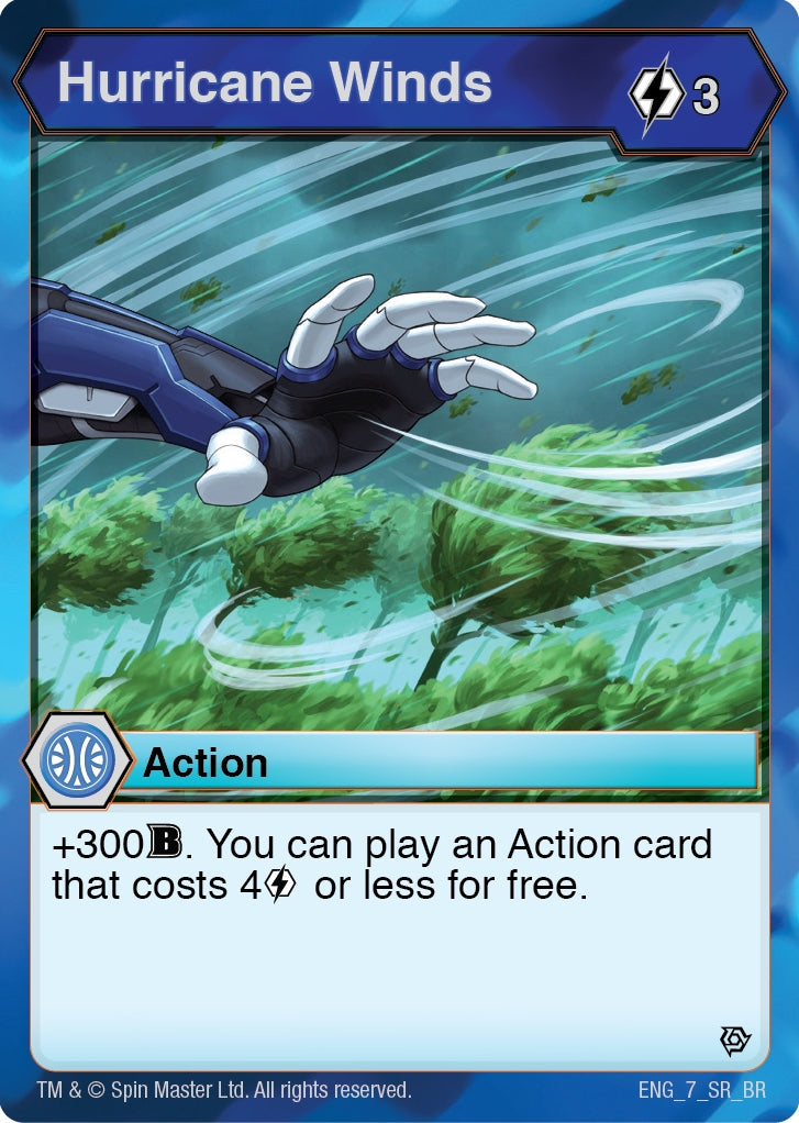 Image for Hurricane Winds (Resurgence) (7) - Bakugan TCG