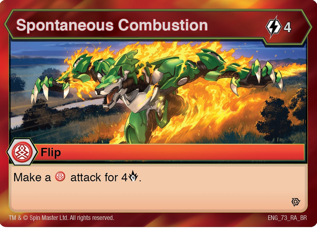 Image for Spontaneous Combustion (Resurgence) (73) - Bakugan TCG