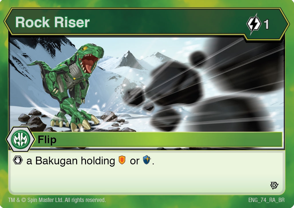 Image for Rock Riser (Resurgence) (74) - Bakugan TCG