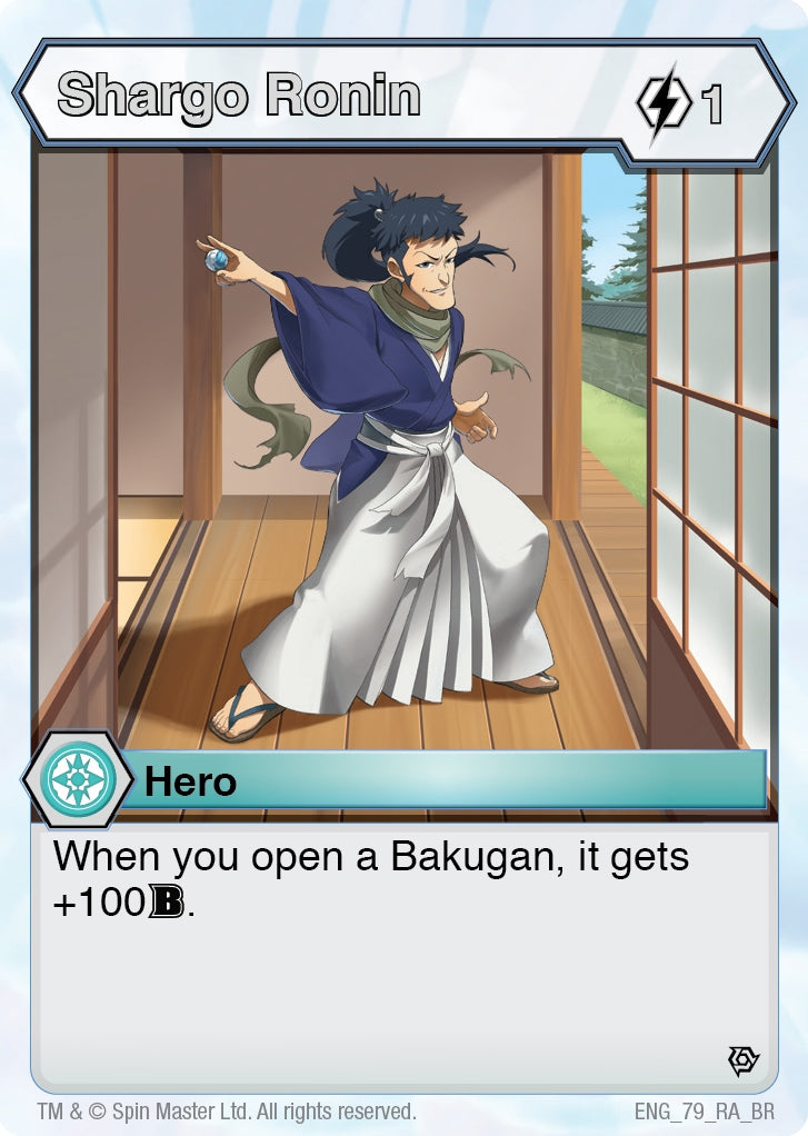 Image for Shargo Ronin (Resurgence) (79) - Bakugan TCG