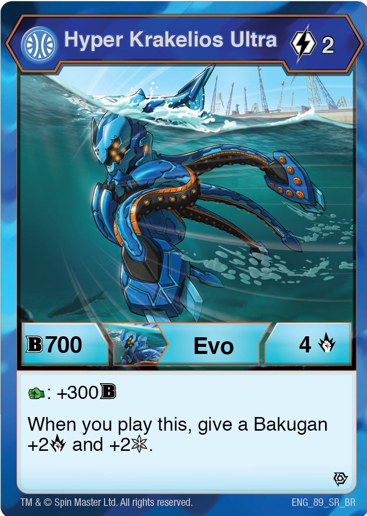 Image for Hyper Krakelios Ultra (Resurgence) (89) - Bakugan TCG
