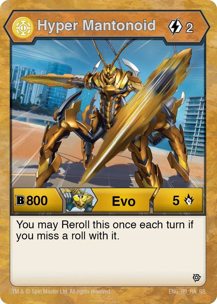 Image for Hyper Mantonoid (99) (Resurgence) (99) - Bakugan TCG