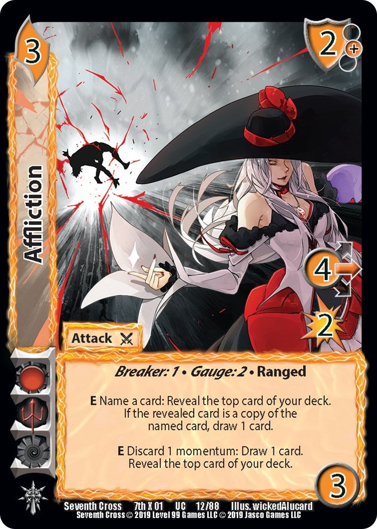 Image for Affliction (Seventh Cross) (12) - UniVersus