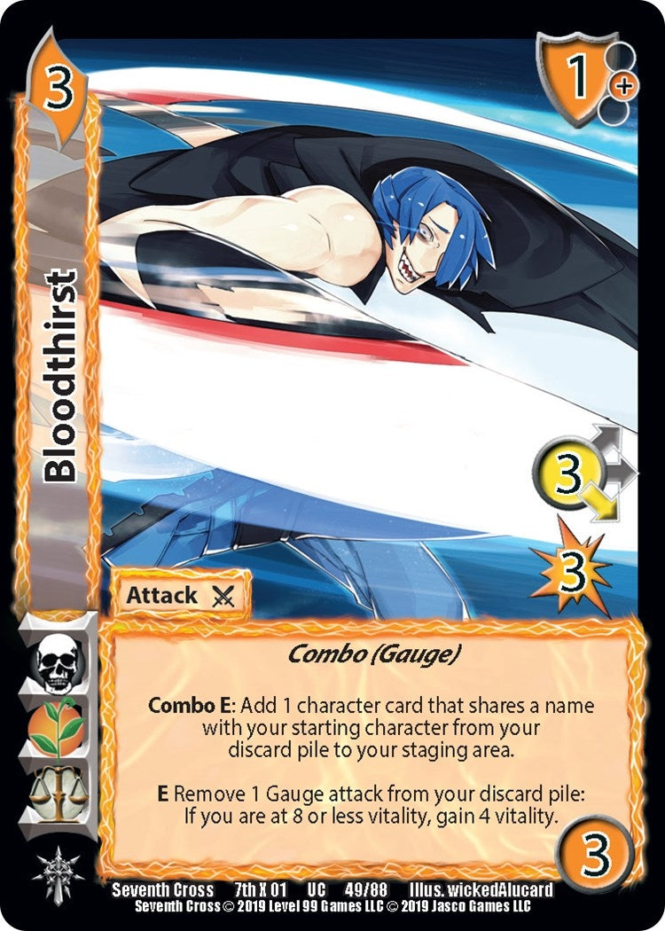 Image for Bloodthirst (Seventh Cross) (49) - UniVersus