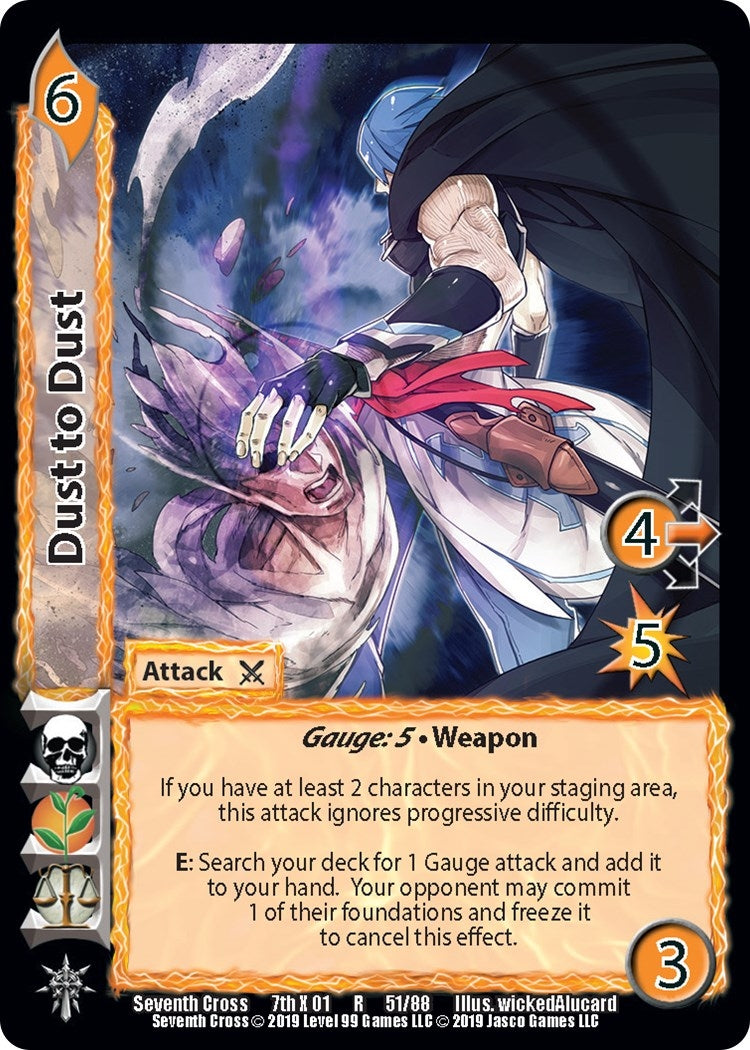 Image for Dust to Dust (Seventh Cross) (51) - UniVersus