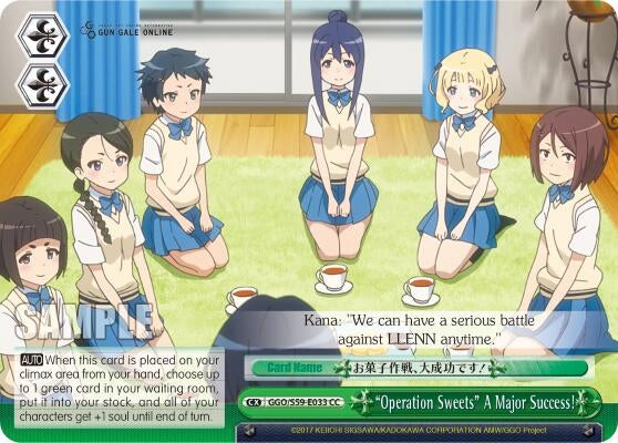 Image for "Operation Sweets" A Major Success! (Gun Gale Online) (GGO/S59-E033 CC) - Weiss Schwarz