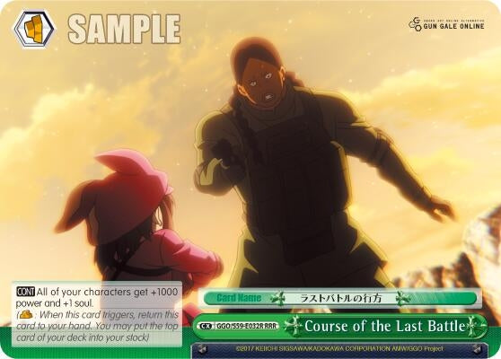 Image for Course of the Last Battle (RRR) (Gun Gale Online) (GGO/S59-E032R RRR) - Weiss Schwarz